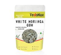Gomme de moringa blanche pure et naturelle, Gond Sahajan, Gond Sonjana | White Sahajan Gond | White Moringa Gond (100 g)