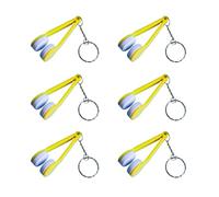 Gomme d'empreintes digitales pour lunettes de soleil - 7,6 x 2,9 cm - 6 pièces - Outil portable pour taches de verres avec porte-clés - Design anti-rayures - Accessoire compact pour entretien des