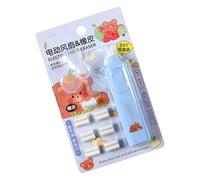 Gomme électrique automatique alimentée par piles avec ventilateur et 12 recharges remplaçables pour artistes, débutants, croquis, dessins, projets