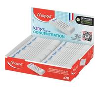 Gomme en plastique KIDY learn CONCENTRATION,présentoir