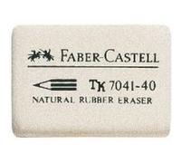 Gomme Faber 7041 caoutchouc naturel 34x26x8mm 40 pièces G