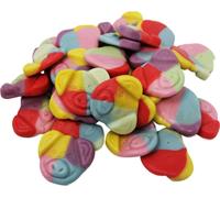 Gomme fruitée porte-bonheur coloré porcelets visages de cochons 1000g
