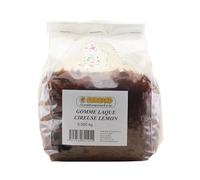 GOMME LAQUE EN PAILLETTES LEMON / Gomme laque en paillettes cireuse de grande qualité, d'aspect merisier blond, pour fabriquer soi-même les vernis tampon traditionnels et matines. (500 GR)