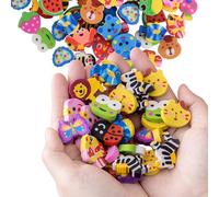 Gomme legami Animaux Pour Enfants, 50pcs Gommes à Effacer, Creative Gommes en Caoutchouc Gommes à Effacer Kawaii pour Enfants écoles élèves Papeterie École Jouet