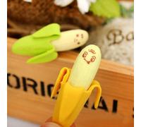 Gomme Légère Et Créative, 2 Pièces,, Gomme À Crayon Fruit Banane, Nouveauté En Caoutchouc