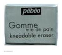 Pébéo Gomme modelable Mie de Pain – Efface fusain et graphite – Souple – Blanche