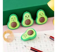 Gomme Mignonne Kawaii Pour Étudiants,Dessin Animé Créatif,Examen,Peinture Pour Enfants,Croquis,Gomme,École Coréenne,3 Pièces Par Lot - Type Avocado 3 Pcs