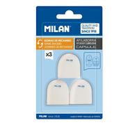 Gomme - MILAN - Caoutchouc synthétique - Pack de 3 - Douce - Multicolore
