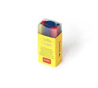 Legami GP0002 - Caoutchouc parfumé, Jelly Friends, 2,2 x 5 cm, thème space, arôme myrtille, effacement doux et propre