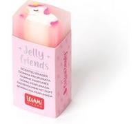 Legami - Caoutchouc parfumé, Jelly Friends, 2,2 x 5 cm, Thème Licorn, Arôme Sucre Filé, Effacement Doux et Propre