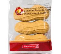 Gomme Peanut, 4cm x 1.5cm, Lot de 3