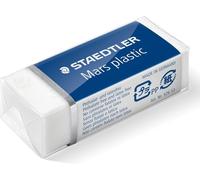 Staedtler - Mars Plastic 526 53 - Gomme Blanche sans Latex 40 x 19 x 13 mm
