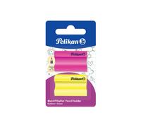 Gomme plastique Pelikan NEON carte blister 2 pièces