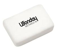 Wonday Gomme En Plastique Rectango 40, Blanc