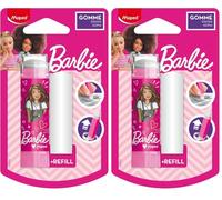 Gomme rétractable MAPED BARBIE + 1 recharge (Lot de 2)