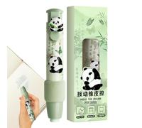 Gomme scolaire en forme de stylo, pointe de correction douce, fournitures scolaires fonctionnelles sans endommager le papier, outils de papeterie pour étudiants, garçons, filles, adolescents,