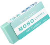 Gomme Tombow MONO colors verte, plastique, colorée, sans phtalates ni latex, 19 g, pour l'école, le bureau et le dessin