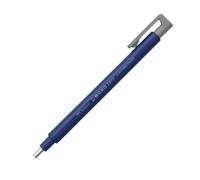 Gomme Tombow MONO zero à pointe ronde de 2,3 mm, bleu nuit | Gomme précise, corps fin, rechargeable, mécanisme à pression