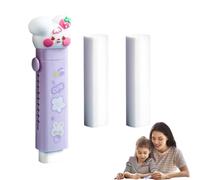 Gommes à crayon mignonnes - Gomme à stylo rétractable avec recharges, caoutchouc souple de haute qualité, design coloré amusant | Écriture et dessin pour garçons, filles, école, cadeaux de fête, salle