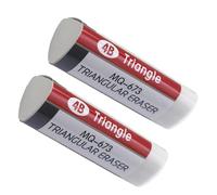 Gommes À Effacer Triangulaires En Caoutchouc 2 Pièces Poignée Ergonomique Effacement Facile Pour Étudiants Artistes Dessin Croquis