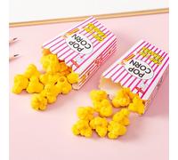 Gommes À Popcorn Kawaii 10 Sachets/Lot, Gomme À Crayon En Caoutchouc Pour Dessin Et Écriture, Papeterie Fournitures Scolaires Cadeaux Pour Enfants