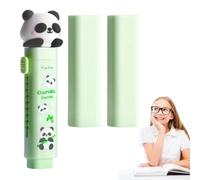 Gommes à pousser le haut, gomme à crayon rétractable coulissante,Gommes rétractables mignonnes - Dessin animé mignon, pochette et recharge, design push-pull, extensible pour l'école, caoutchouc push-p