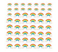 Gommes Arc-En-Ciel 50Pcs, Gommes Pour Enfants, Papeterie Pour Étudiants, Gommes De Dessin Animé, Fournitures Scolaires Pour Enfants