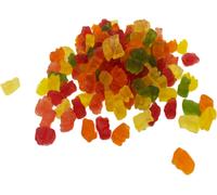 Gommes aux fruits oursons doux et fruités en différentes couleurs Halal 300g