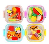 Gommes Colorées pour Enfant - 20Pcs Papeterie, Gomme à Crayons Mignon pour Apprendre, Dessiner, Jouer et Cadeaux