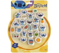 CERDÁ LIFE'S LITTLE MOMENTS Lot de 25 gommes décoratives avec Motif Stitch, idéales pour Les Cadeaux Scolaires, Les pinatas, Les Trousses et Une Utilisation Quotidienne à l'école ou à la Maison