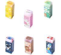 Gommes Enfant,6 Pcs Gomme Crayon Papeterie Aesthetic Parfumée À Motif Dinosaure Fournitures Scolaires Kawaii Pour École Bureau Forme Rectangulaire Colorée[Z475]