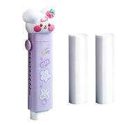 Gommes esthétiques | Gommes esthétiques pour crayon | Gomme à patte de chat push-pull avec recharges, fournitures scolaires esthétiques et mignonnes pour filles