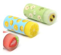 Gommes Mignonnes En Forme De Fruit, Papèterie Créative, Cadeau Pour Enfant, Idéal Pour L'école Et Les Fournitures De Bureau, Dessin Animé