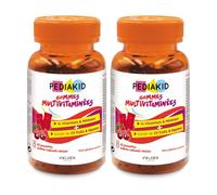 Gommes Multivitaminées 60 Oursons - Lot De 2 Multicolore TU