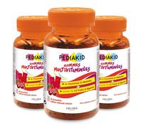 Gommes Multivitaminées 60 Oursons - Lot De 3 Multicolore TU