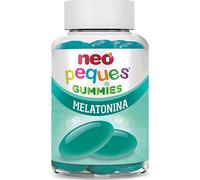 Neo Peques - Melatonin Gommes pour Enfants à Partir de 3 Ans - 30 Sachets (1 Mois) - Ingrédients 100% Naturels - La Gomme Contient de la Mélatonine pour Améliorer le Sommeil - Goût de Mûre