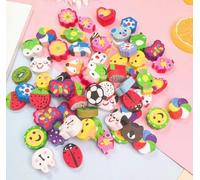 Gommes Pour Enfants,50 Pcs Gomme D'animaux,Gommes Amusantes Motif Animaux,Enfants Coffret Cadeau,Pour Halloween,Noël,Cadeaux De Fête[Z863]