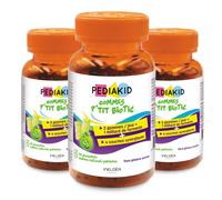 Gommes P'tit Biotic 60 Oursons - Lot De 3 Multicolore TU