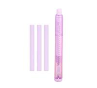 Gommes rétractables pour étudiants Violet | Design rechargeable pour étudiants avec outil de correction des taches - Accessoire d'écriture portable - Essentiel scolaire
