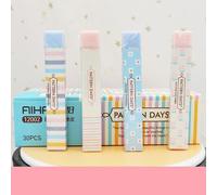 Gommes Super Belles, 30 Pièces/Boîte, Papeterie Spéciale Coréenne À Bande Arc-En-Ciel Pour Étudiants, Fournitures Scolaires Pour Enfants