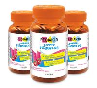 Gommes Vitamine D3 60 Oursons - Lot De 3 Multicolore TU