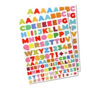 Gommette Alphabet 378 Pièces Apprendre Les Lettres - Megacrea Diy