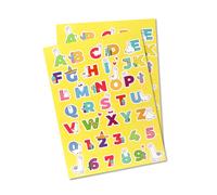 Gommette Alphabet Thème Lama 78 Pièces - Megacrea Diy