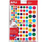 Gommette apli echenillees couleurs et formes assorties 6900 unites