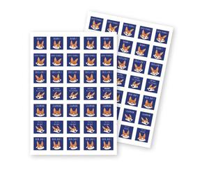 Gommette éducative maildor bon points renards 148x210mm sachet 700 unités