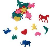 Folia 5252 Lot de 170 poinçons en Feutrine pour Toutes Les Saisons, env. 2,5 cm de Haut, Couleurs Assorties, idéal pour la décoration