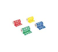 Gommette geometrique assorti - Lot de 4 rouleaux