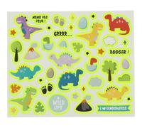 Gommette Phosporescente Et Holographique Dinosaures 160 Pièces - Megacrea Diy