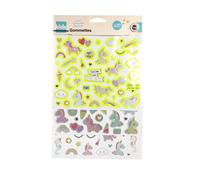 Gommette Phosporescente Et Holographique Licorne 170 Pièces - Megacrea Diy