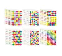 Gommettes - 3300 Autocollants - 60 Feuilles - Colorés - Scrapbooking DIY